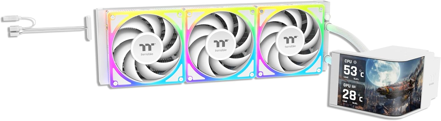 REFRIGERACIÓN LÍQUIDA 360ML, Thermaltake MAG Curve 360 Ultra AMOLED.