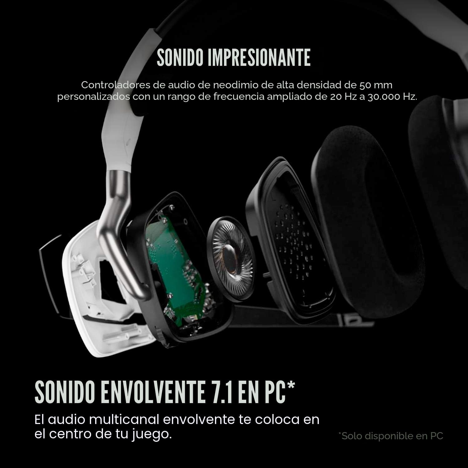 Corsair Void RGB Elite - Auriculares inalámbricos