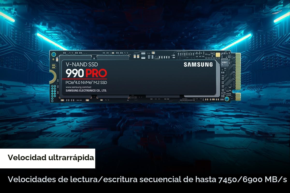 Samsung SSD 990 PRO 1TB, PCIe 4.0 M.2
