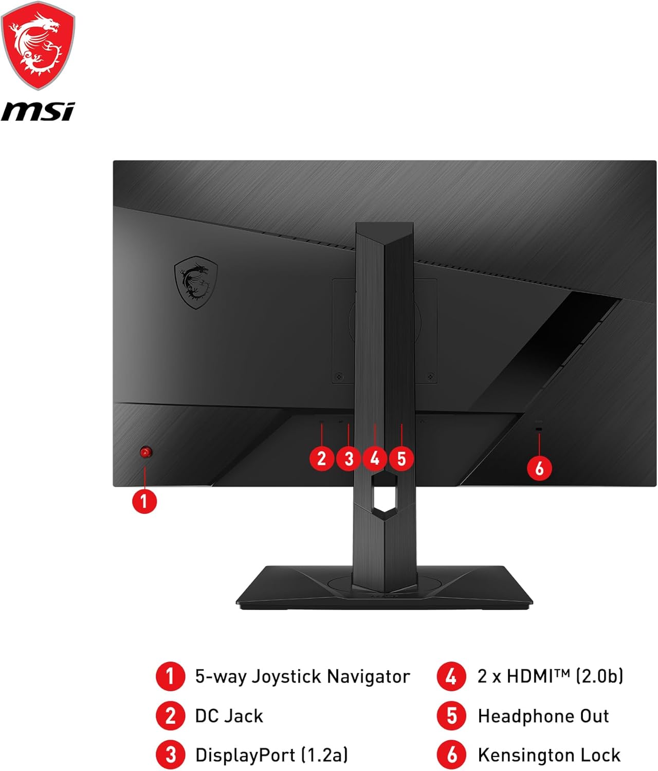 MONITOR MSI G272QPF, 27” PULGADAS, RAPIC IPS, HDR, 170HZ A 1MS DE RESPUESTA, RESOLUCIÓN (2K) 2560 x 1440 (QHD).
