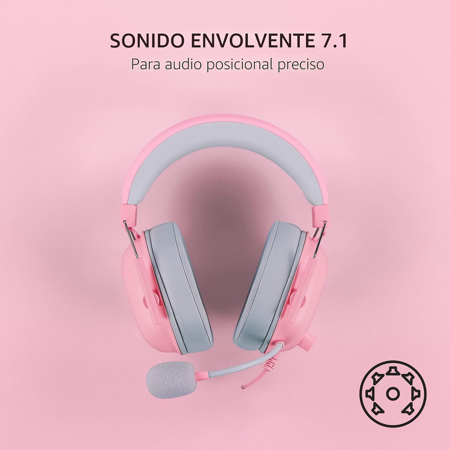 Auriculares Razer BlackShark V2 X. Pink.