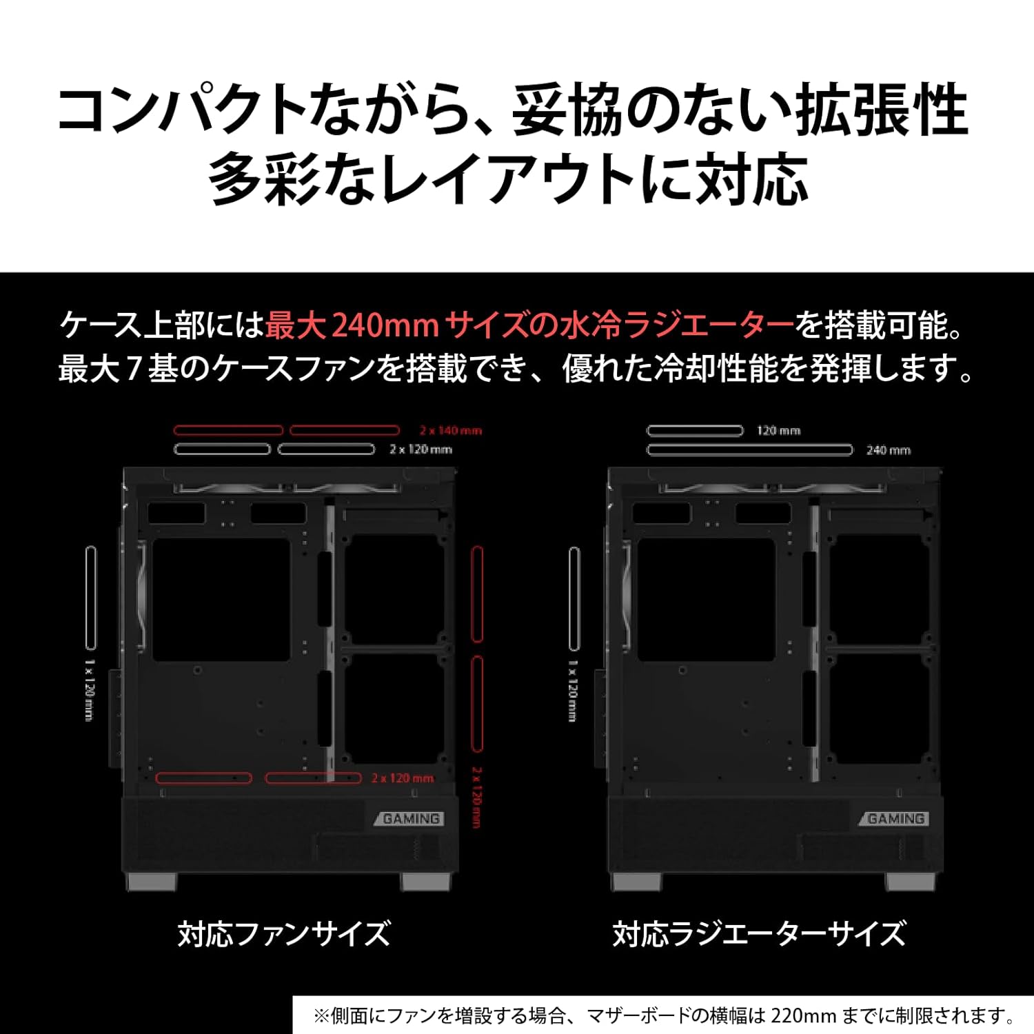 CASE MSI PAG PANO M110A M-ATX. INCLUYE 3 FANES RGB.