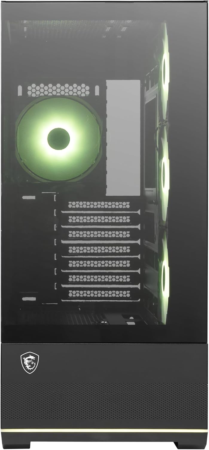 CASE MSI MAG PANO 110R PZ, ATX INCLUYE 4 FANES ARGB+HUD.