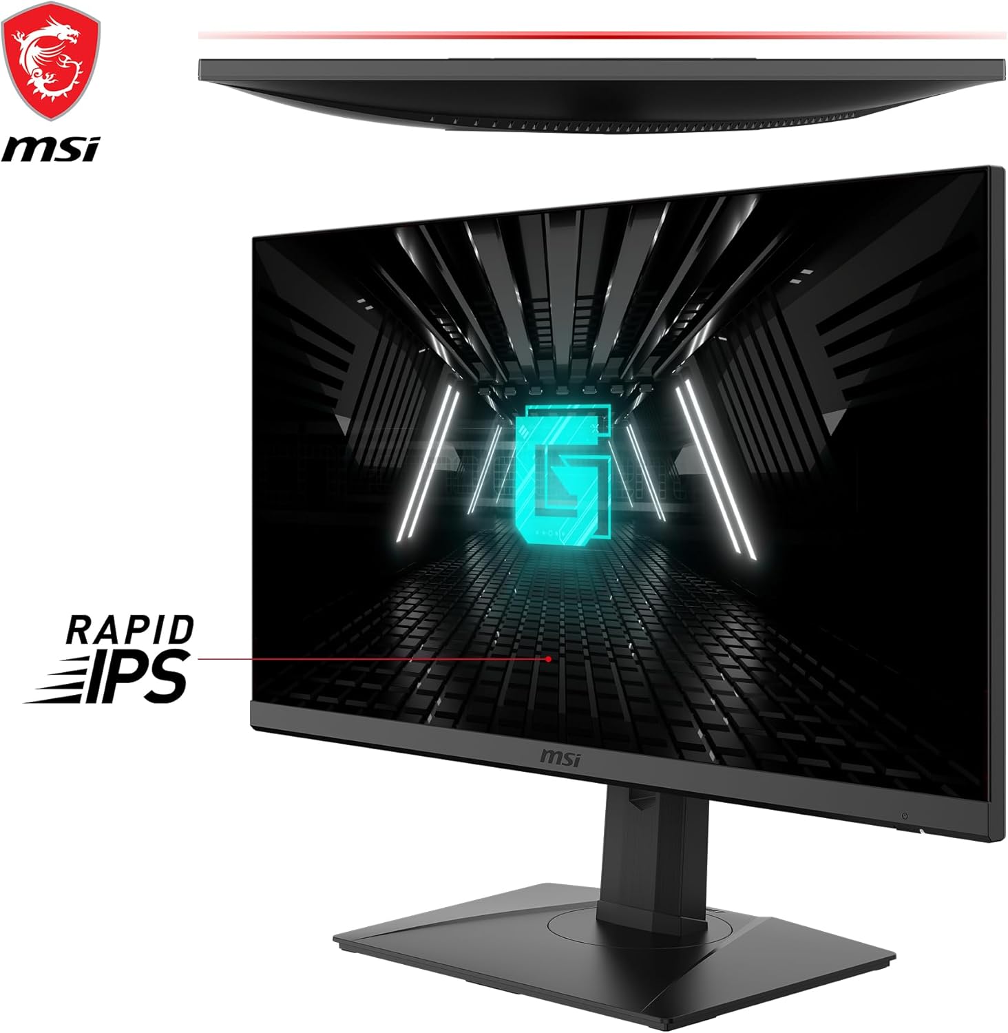 MONITOR MSI G272QPF, 27” PULGADAS, RAPIC IPS, HDR, 170HZ A 1MS DE RESPUESTA, RESOLUCIÓN (2K) 2560 x 1440 (QHD).