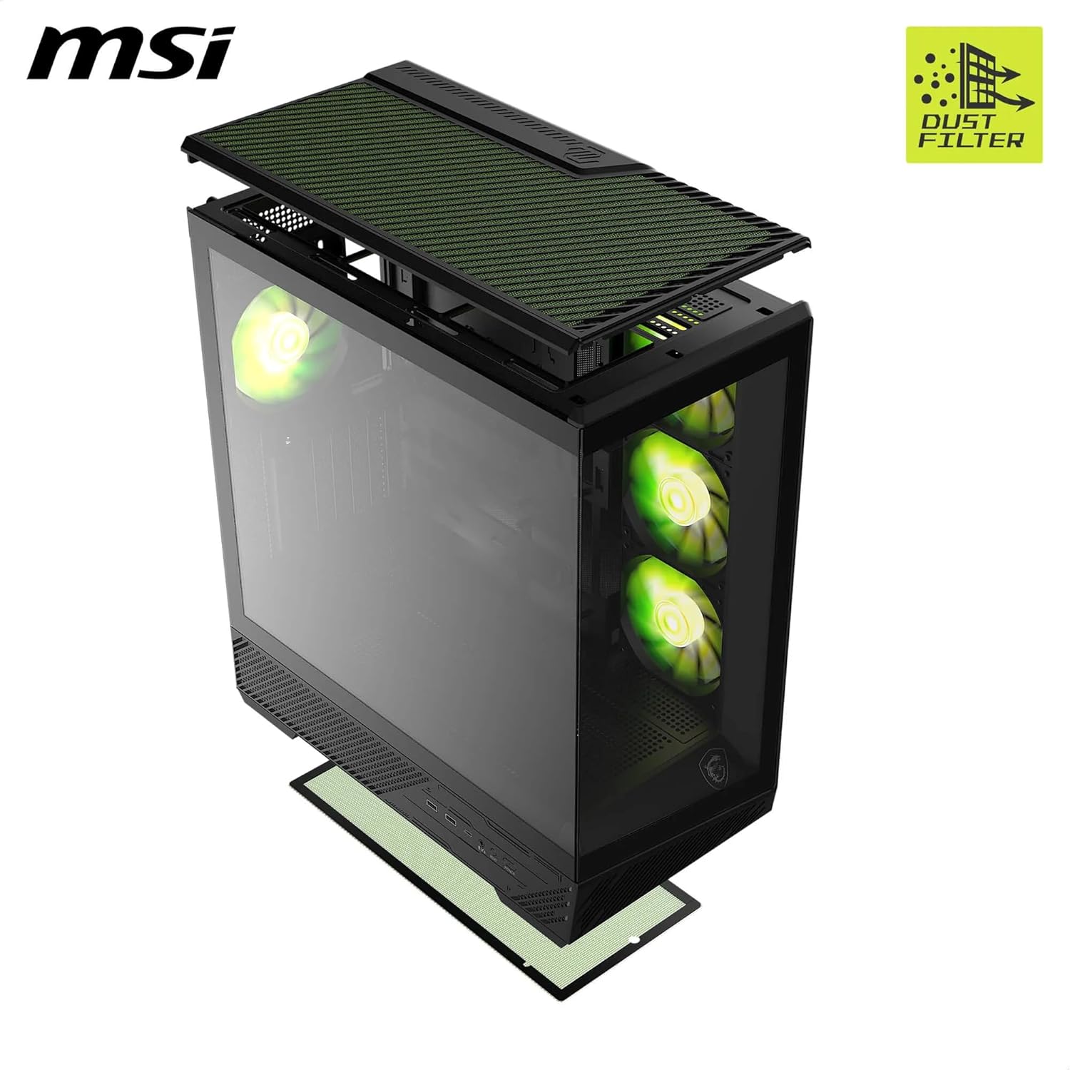 CASE MAG PANO 130R PZ, INCLUYE 4 FANES ARGB+HUD, ATX.
