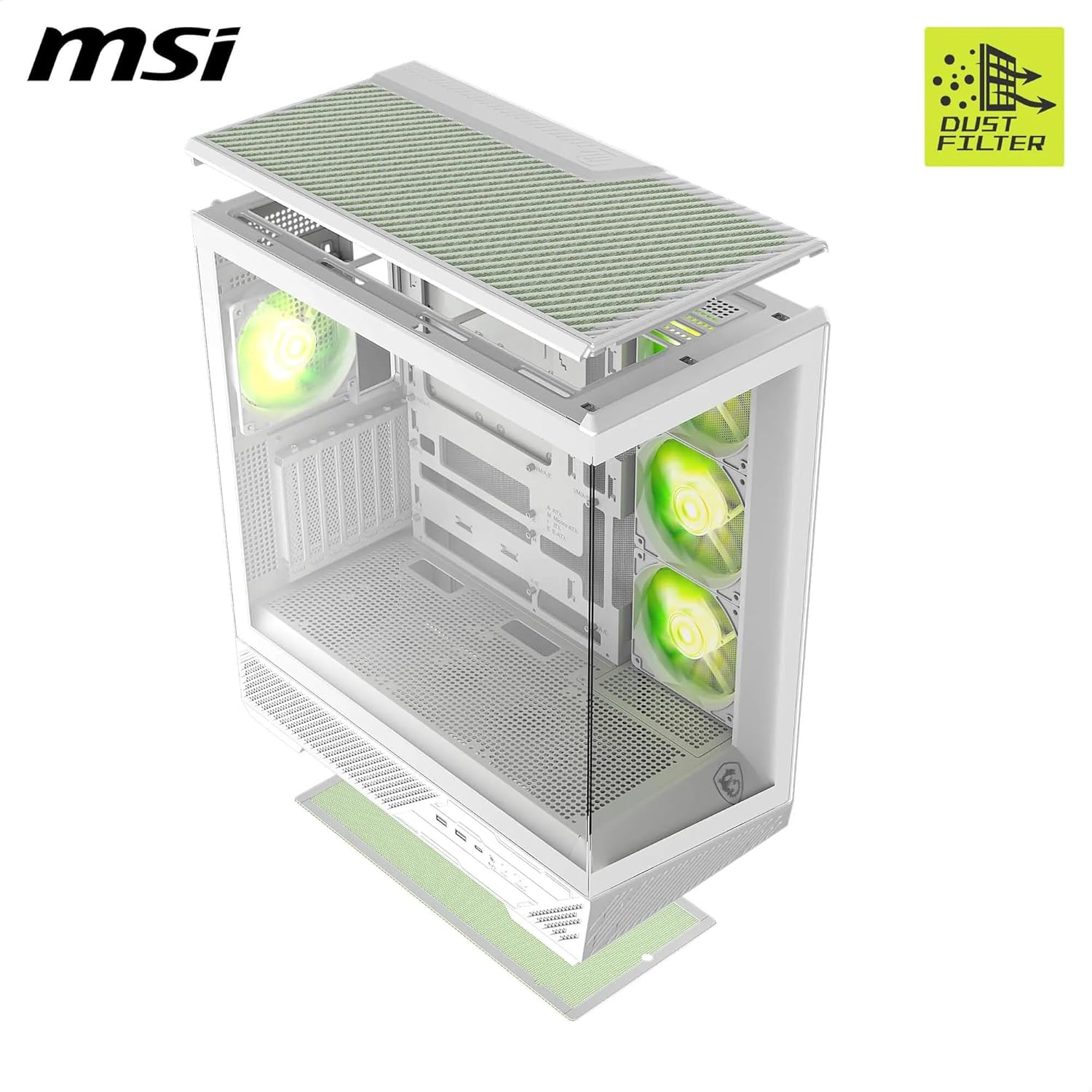 CASE MAG PANO 130R PZ, INCLUYE 4 FANES ARGB+HUD, ATX.