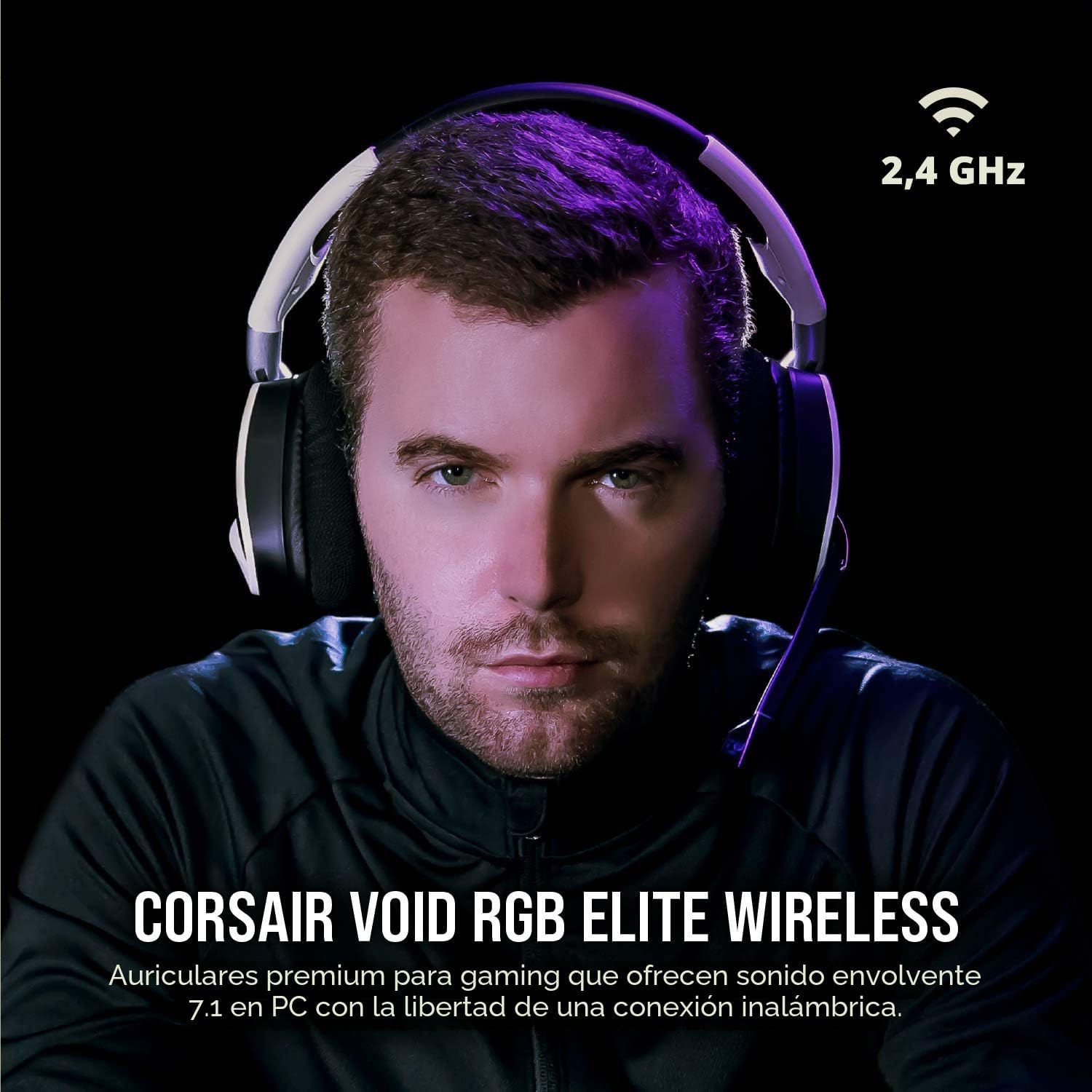 Corsair Void RGB Elite - Auriculares inalámbricos