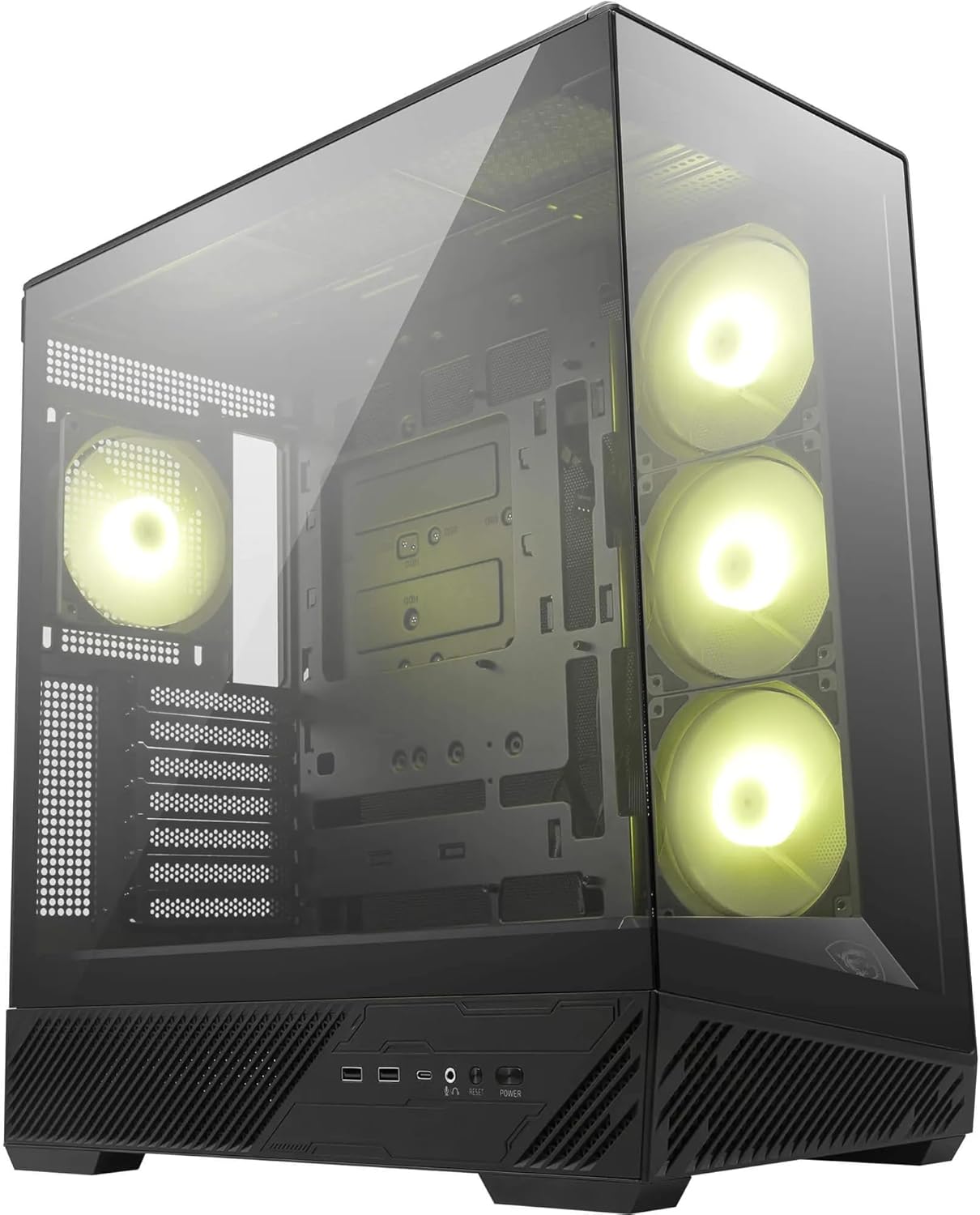 CASE MAG PANO 130R PZ, INCLUYE 4 FANES ARGB+HUD, ATX.