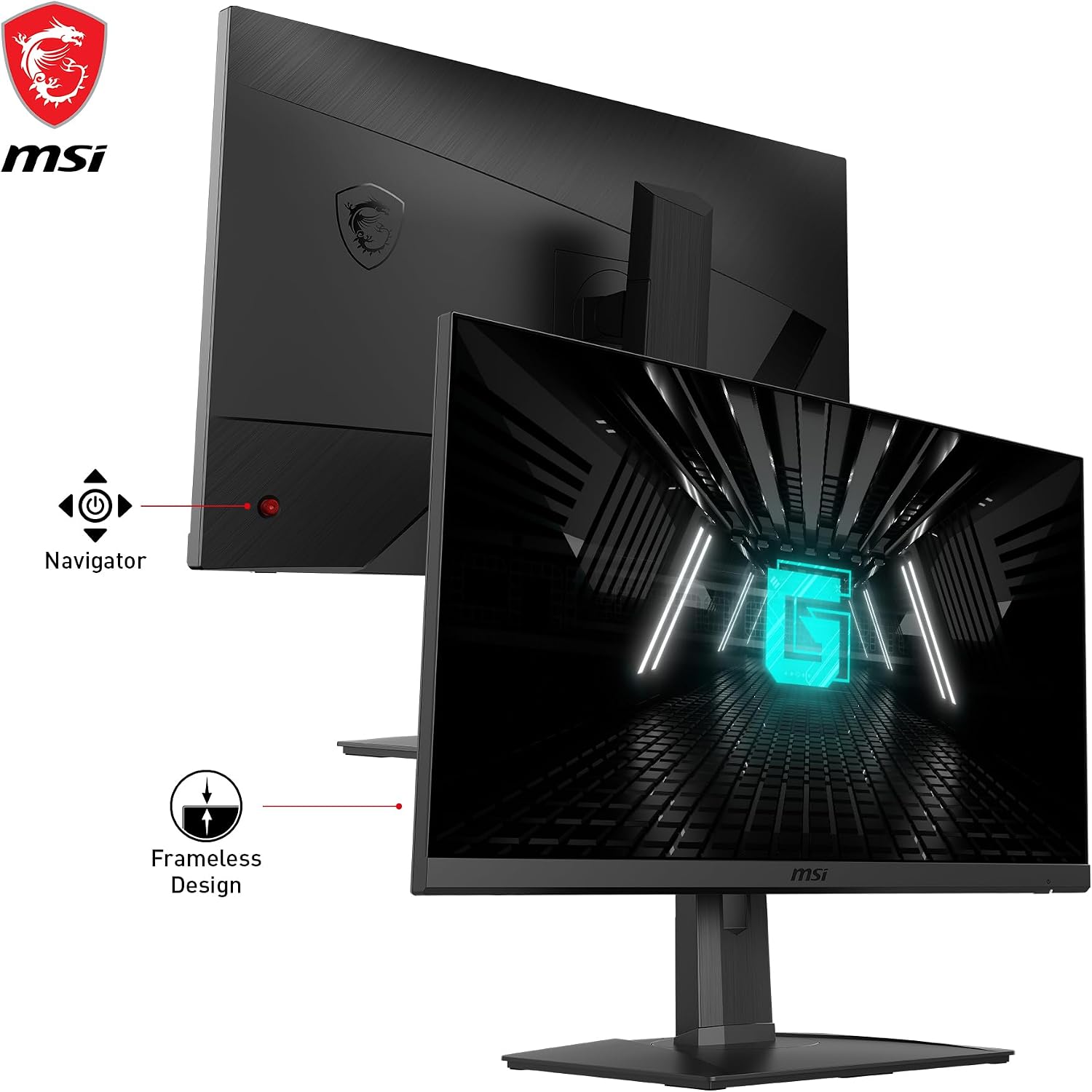 MONITOR MSI G272QPF, 27” PULGADAS, RAPIC IPS, HDR, 170HZ A 1MS DE RESPUESTA, RESOLUCIÓN (2K) 2560 x 1440 (QHD).