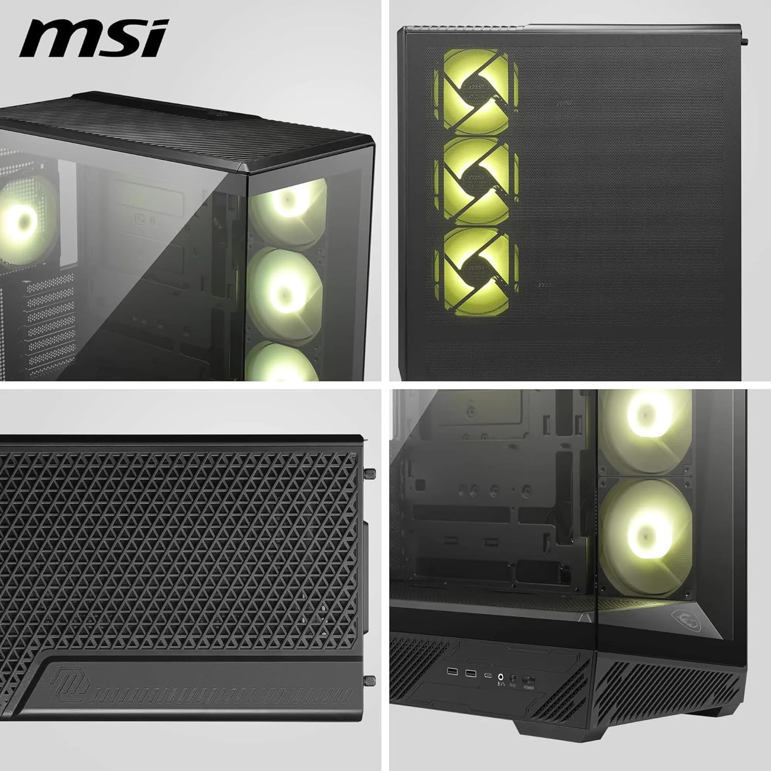 CASE MAG PANO 130R PZ, INCLUYE 4 FANES ARGB+HUD, ATX.
