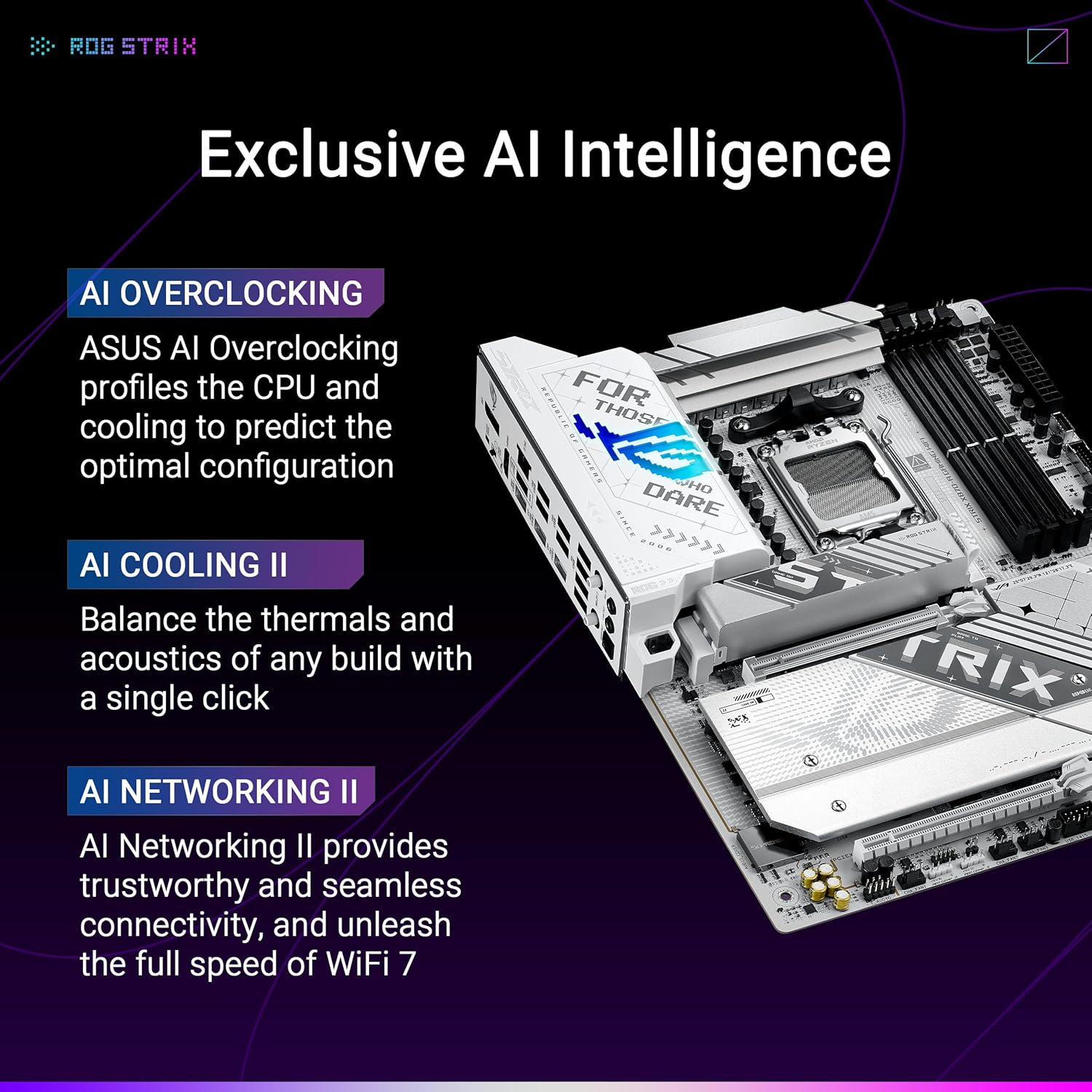 BOARD ASUS ROG Strix X870-A GAMING WiFi7.
